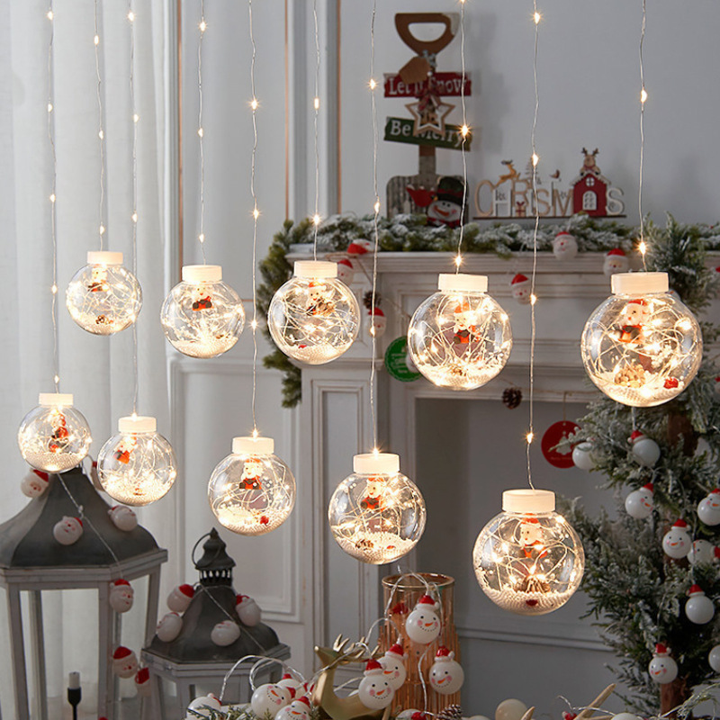 ⚡Flash Sale⚡10 LED Christmas tree wish ball lights