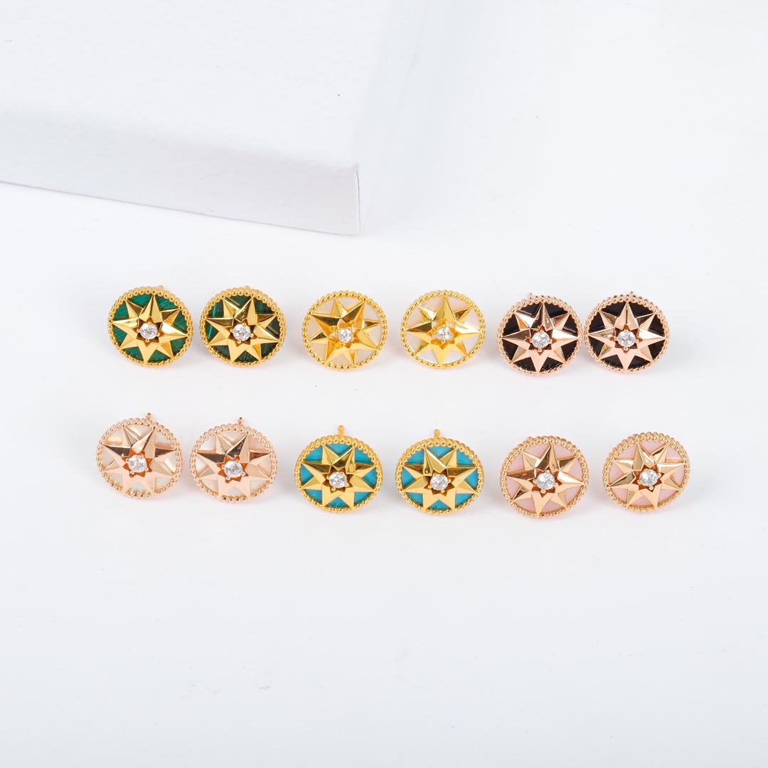 Dior Compass Rose Earrings