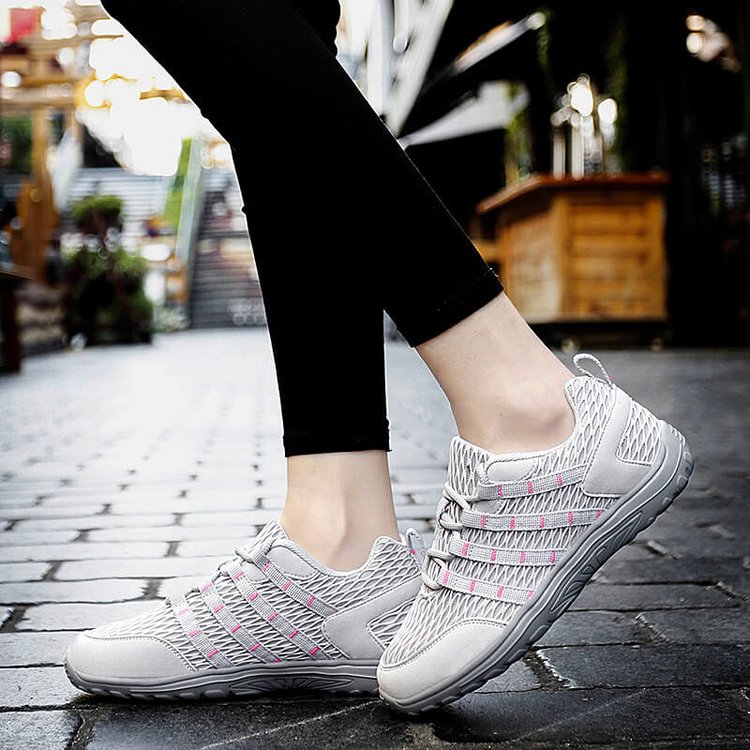 Couple Lace-Up Mesh Sneakers