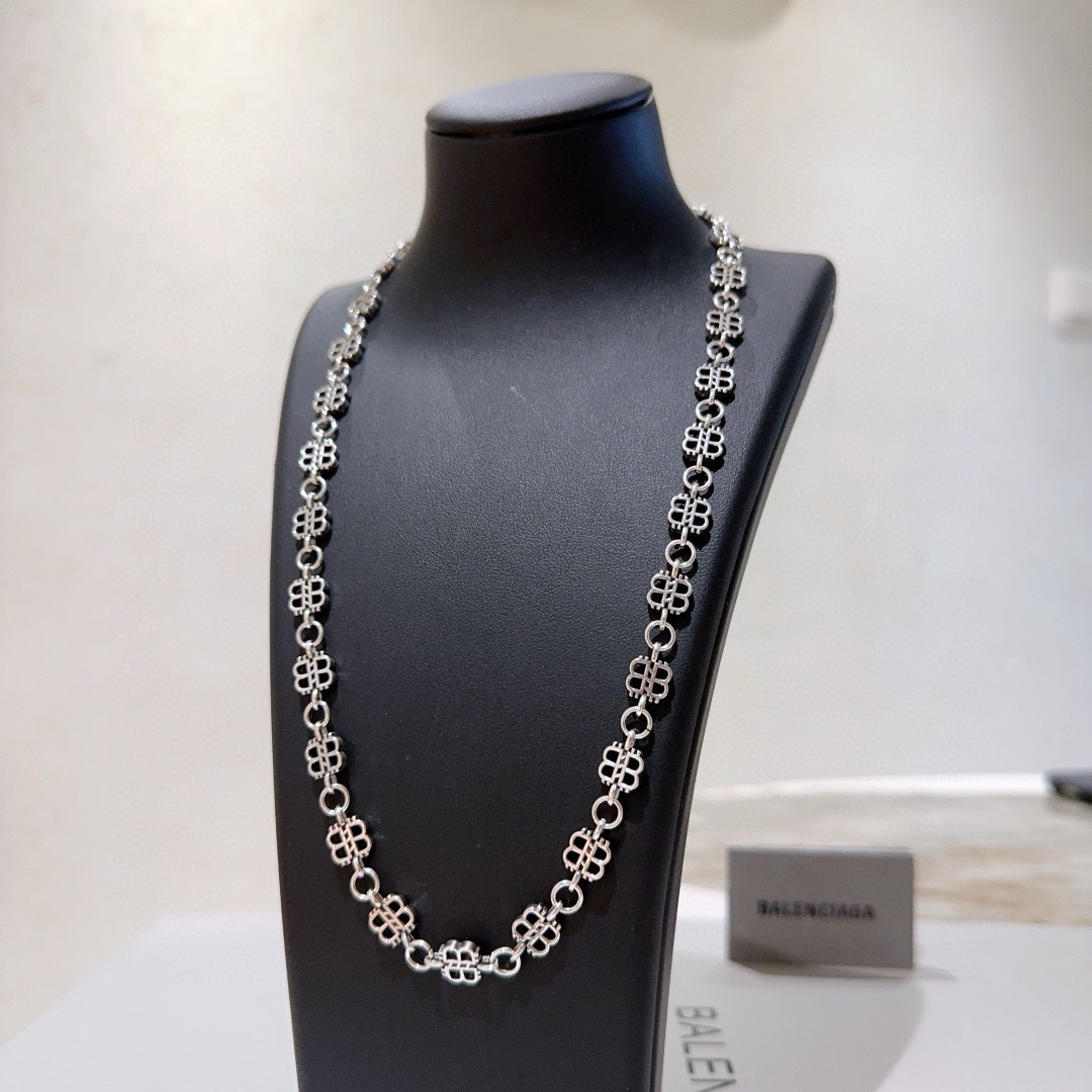 Balenciaga BB Letter Necklace