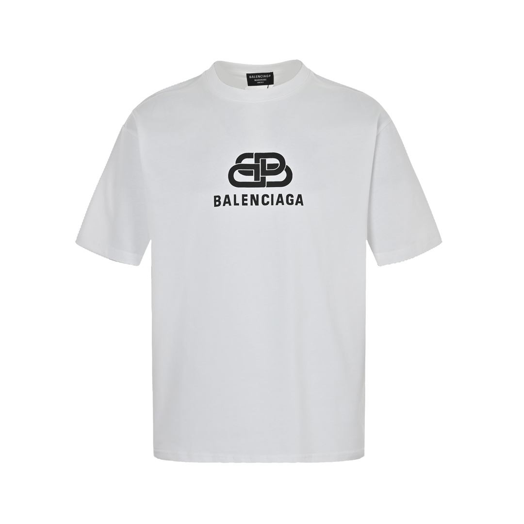 Balenciaga Classic Lock Print Short Sleeve