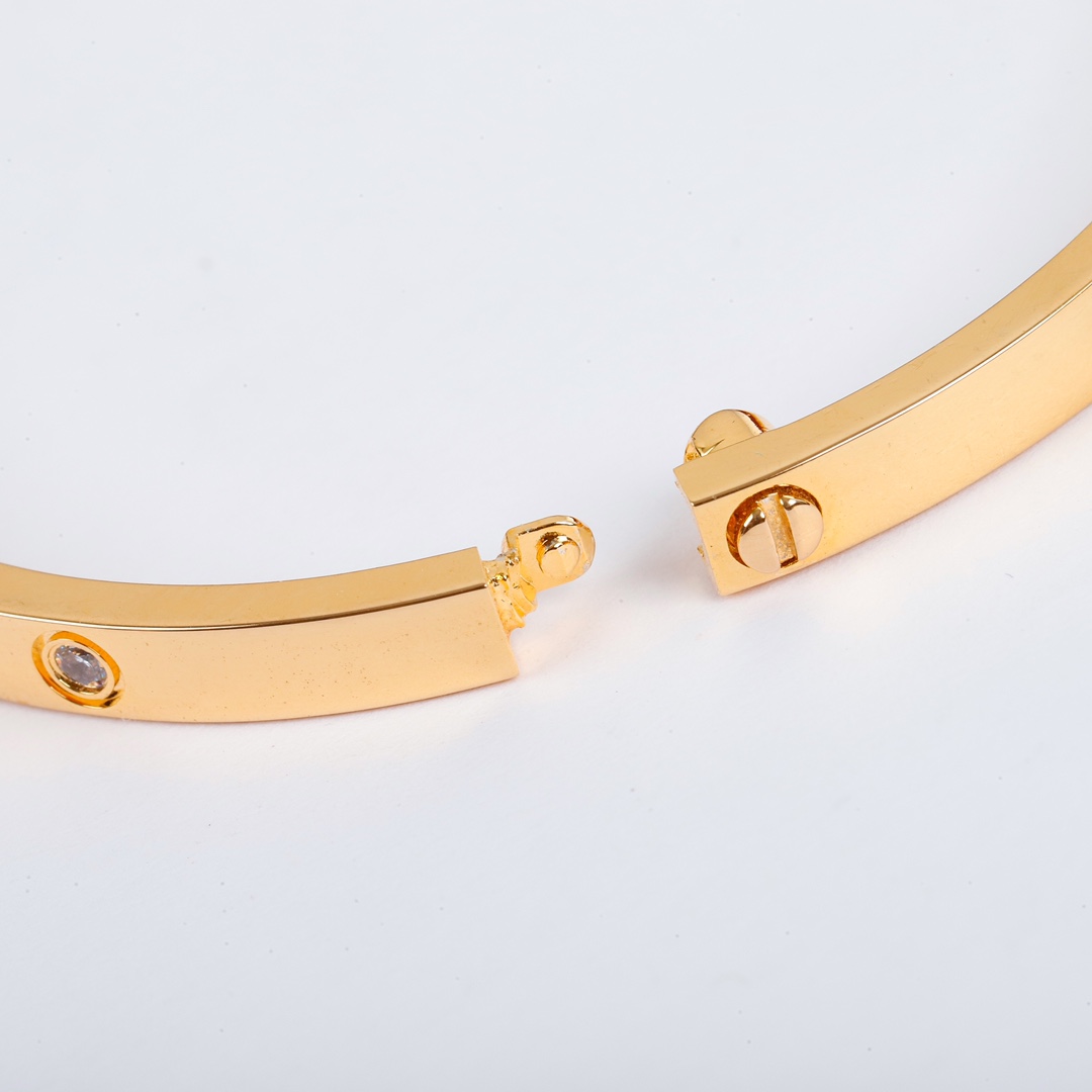 Cartier love narrow version 6 diamond bracelet