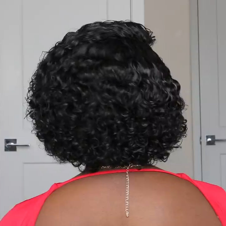 New A Perfect Short Curly Bob Wig