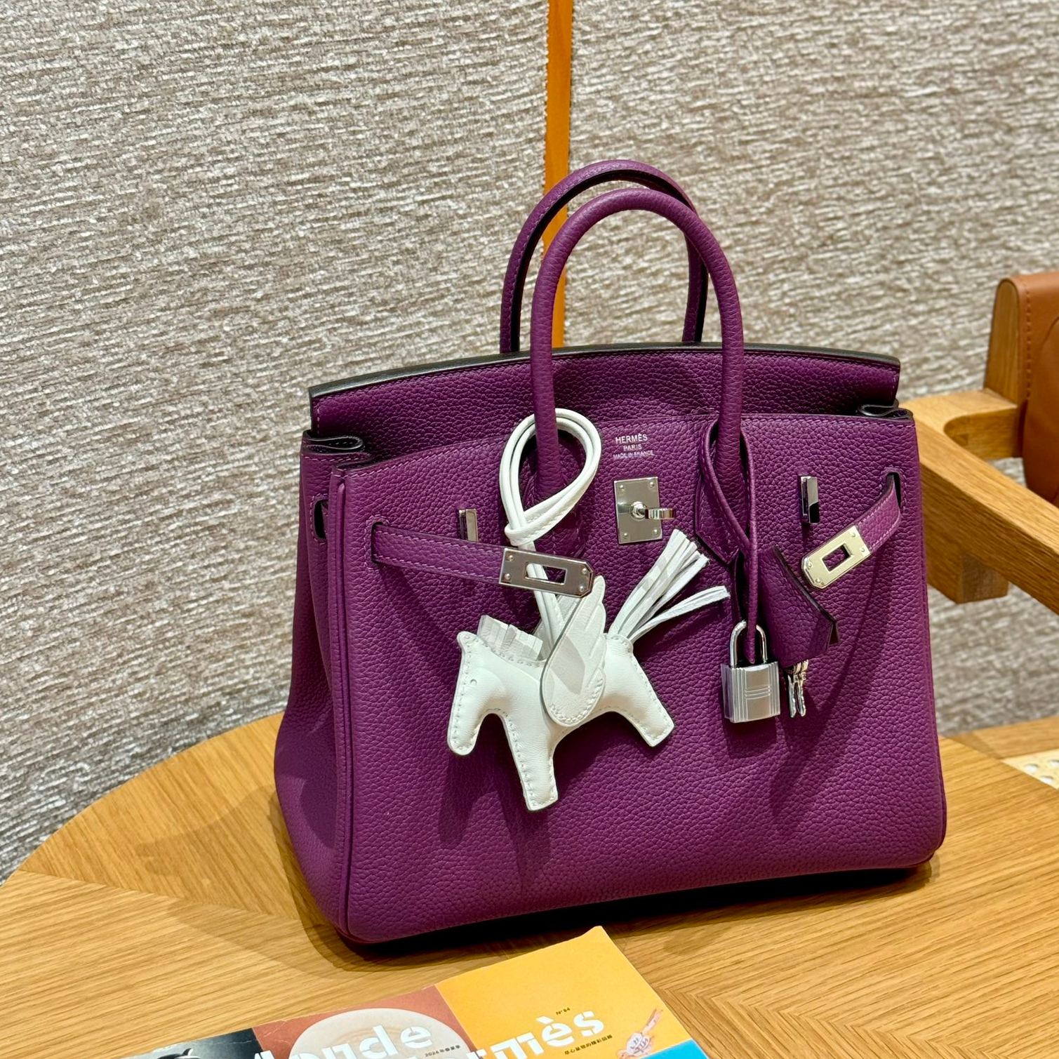 Hermes Birkin P9Anemone Handbag (Handmade to Order)