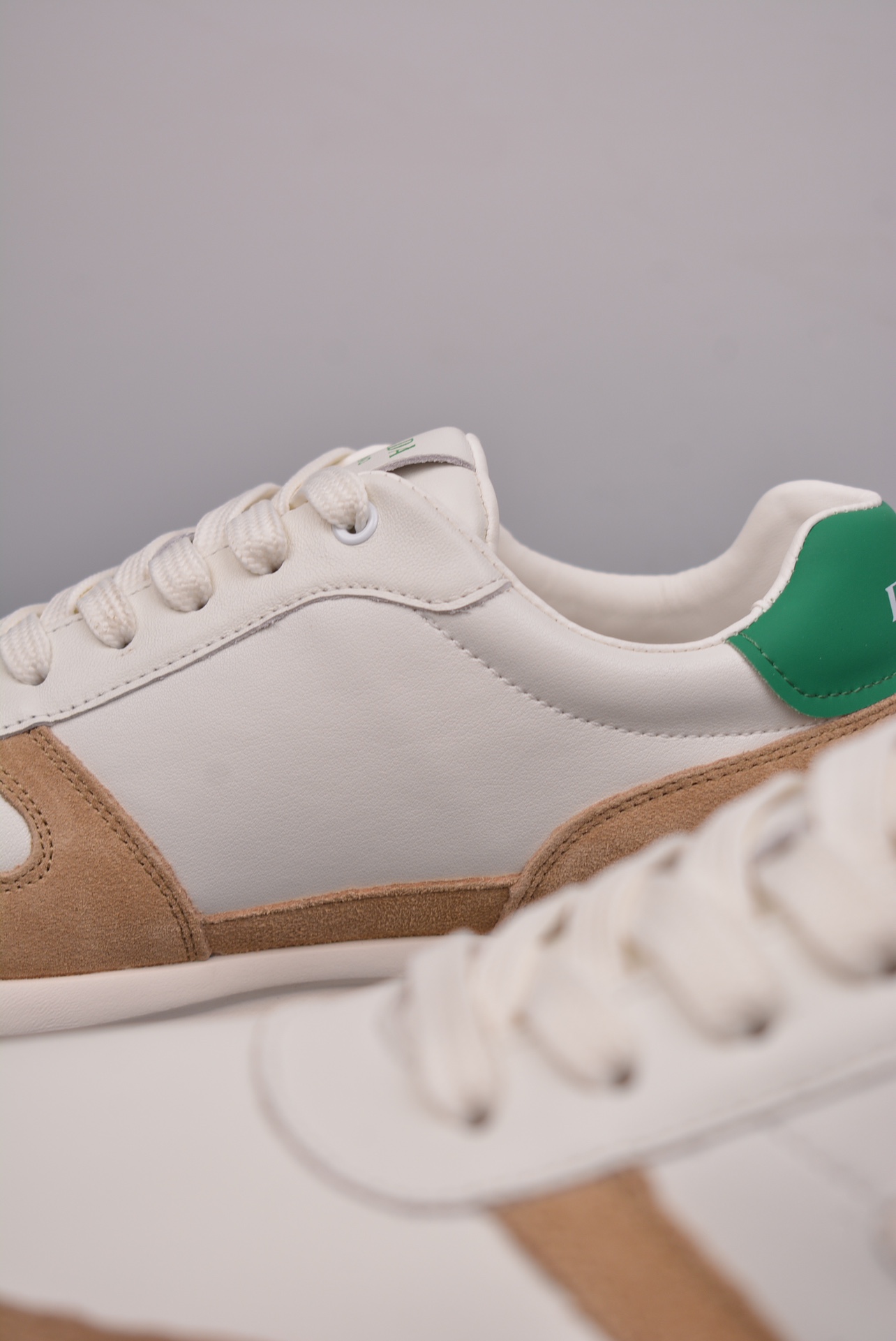 Prada PRAX 01 Triangle Logo Leather Sneakers Khaki Green 3D955M_3LF5_FG000