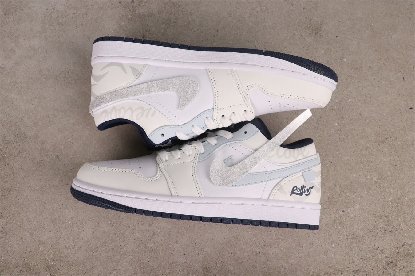 Air Jordan 1 Low sneakers Ice Blue Sea Salt 553558-414