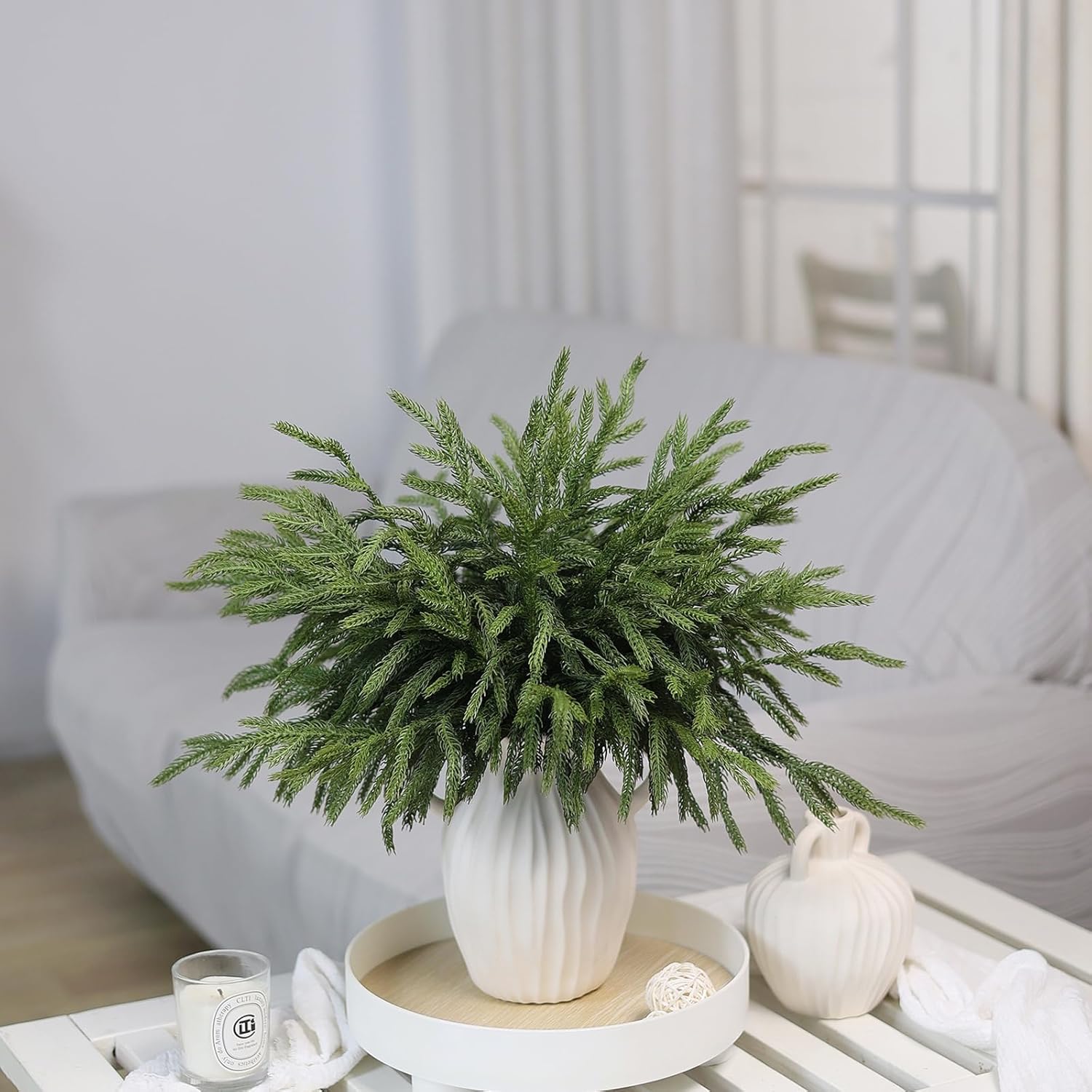 On Sale🔥Artificial Christmas Norfolk Pine Stems -18