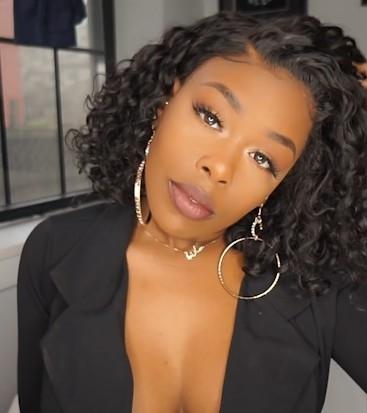 New Vacation Wig Short Water Wave Custom Summertime Wig
