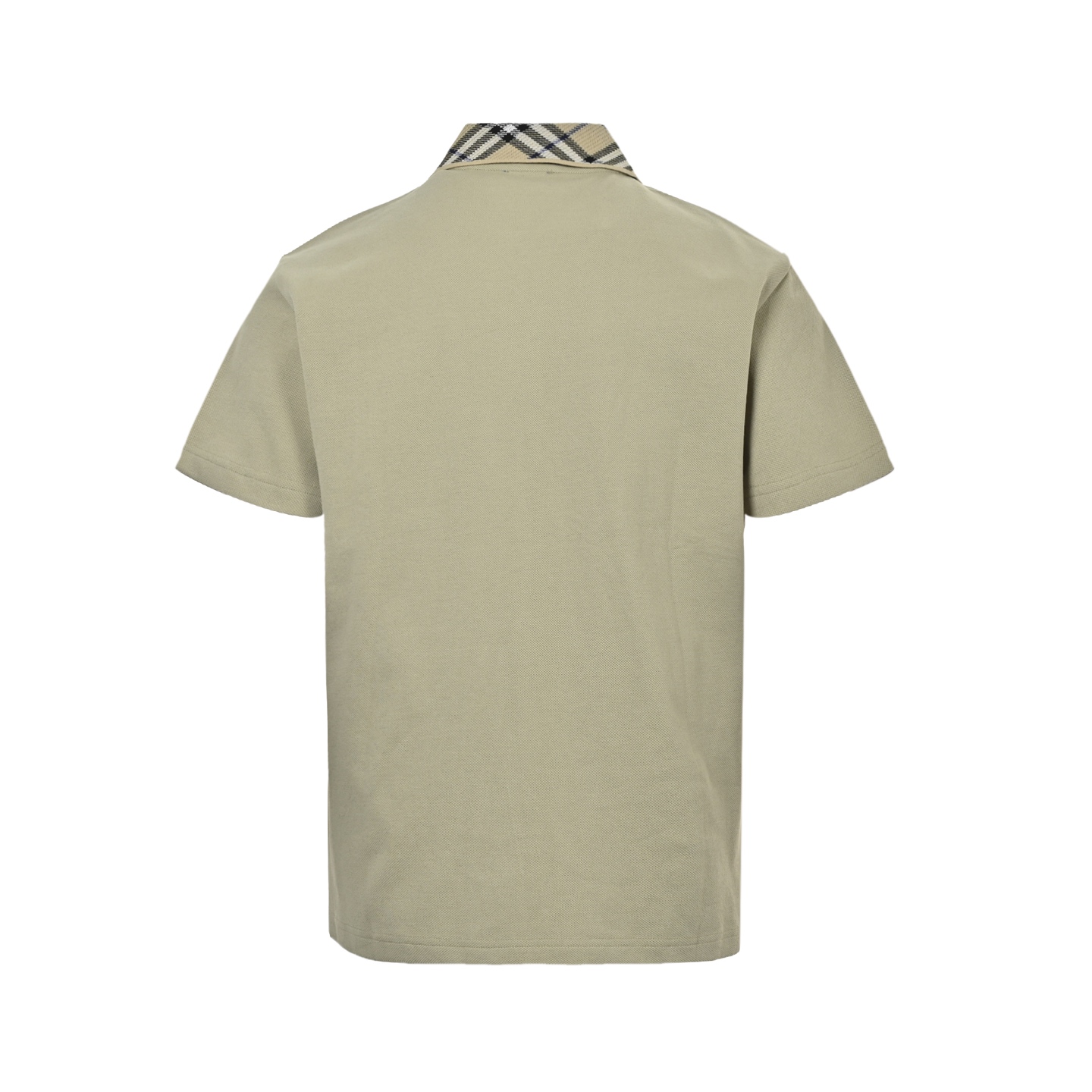 Burberry 25ss check collar Polo short sleeve