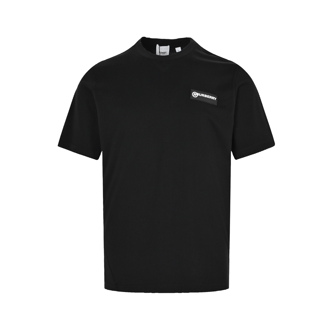 Burberry side check stitching short sleeves