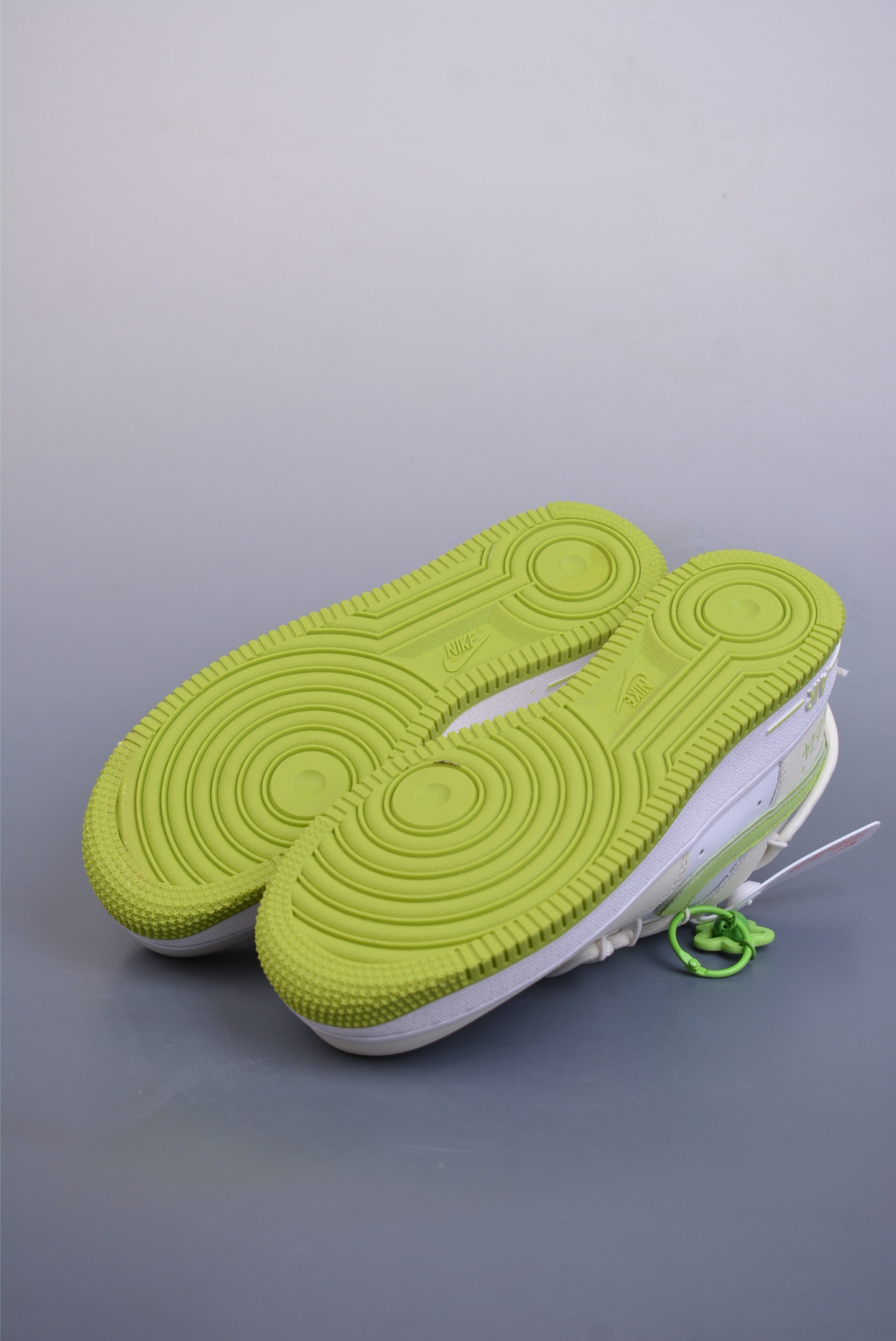 Stussy x Nike Air Force 1 07 Low Sneakers White Gray Green YY2023-315