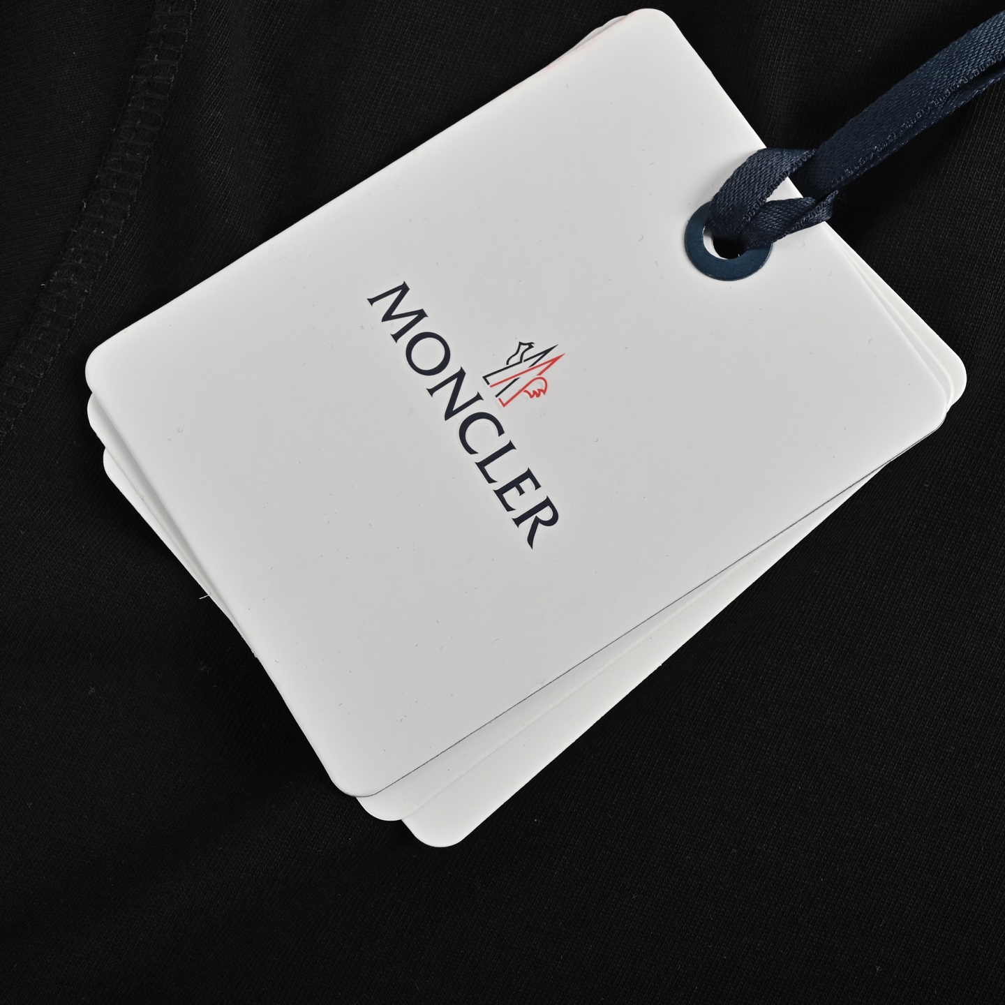 Moncler 25ss neckline lettering logo print short sleeves