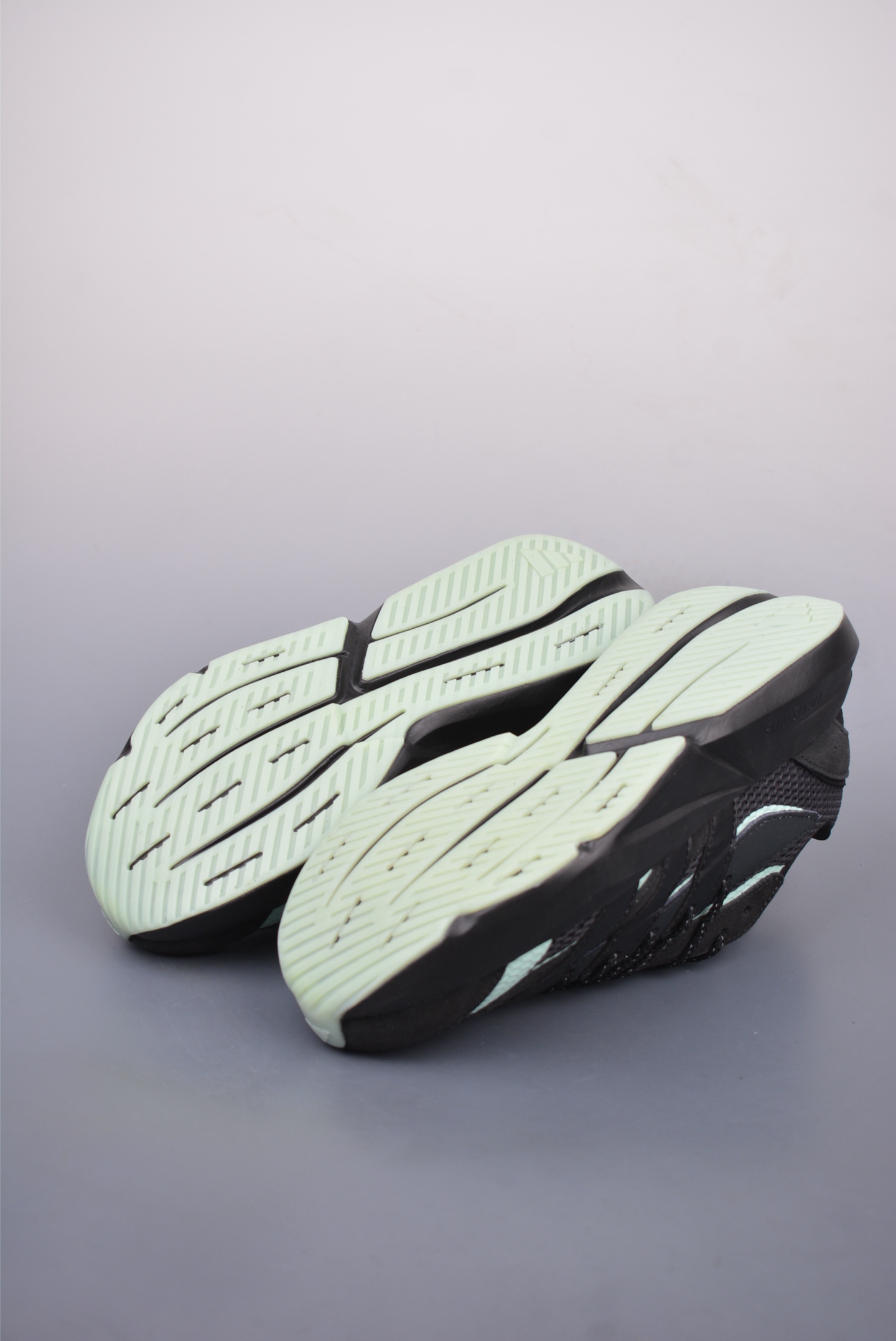 Adidas Lightblaze Low Running Shoes Tennis Black Mint Green JR1058
