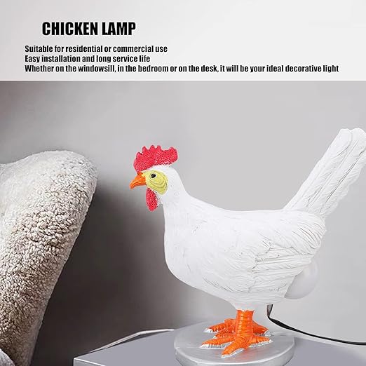 🐔🐔Resin craft laying hen night light, birthday/Christmas/perfect gift🎁🎁