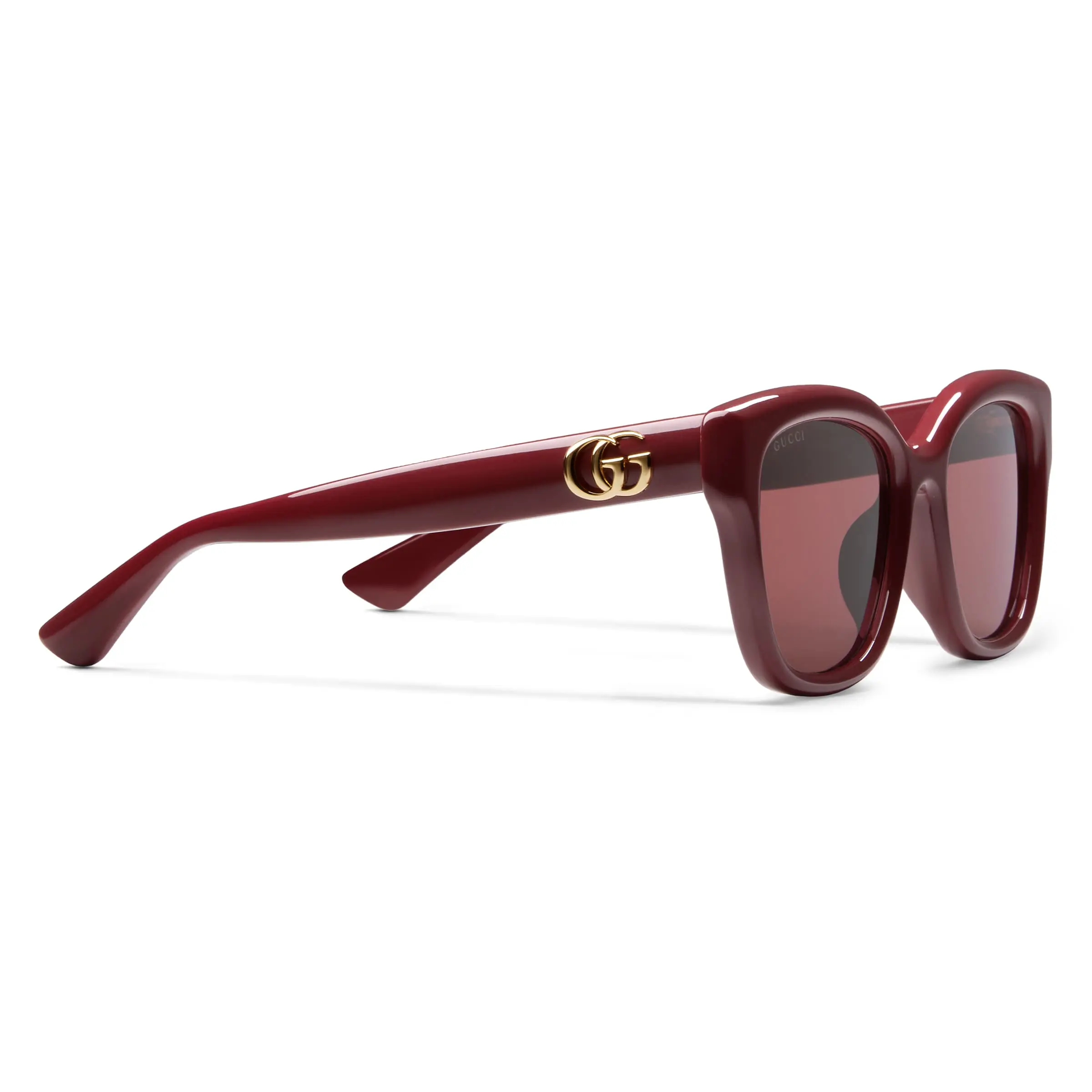 Gucci low bridge fitted square frame sunglasses