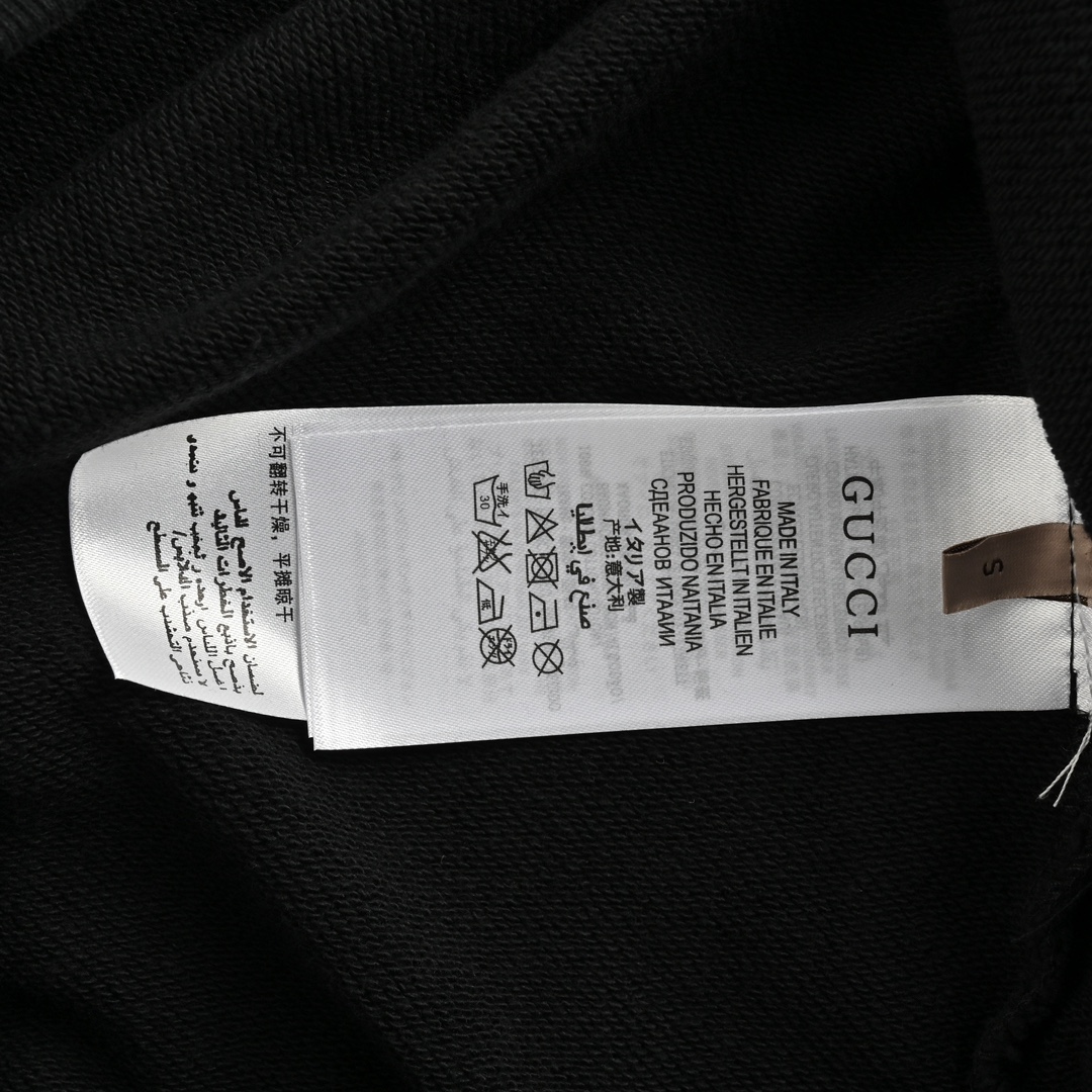 Gucci 24Fw Double G Hand-Painted Lettering Washed Crew Neck Sweatshirt