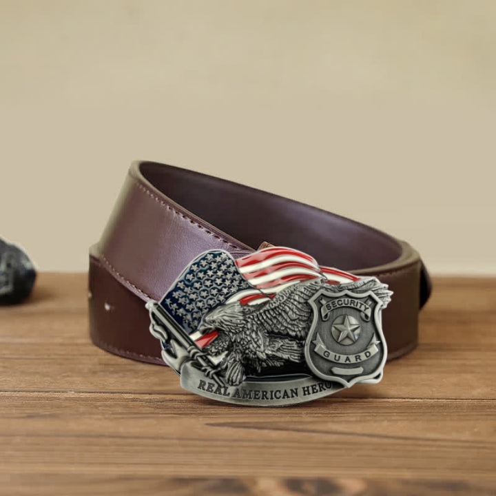 Handmade American Hero Cowhide Leather Belt