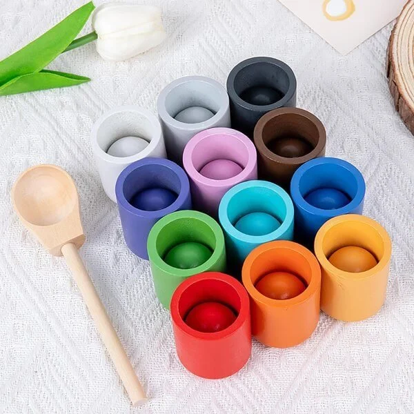 🔥🔥🔥Children's early education educational color recognition classification cup---win at the starting line