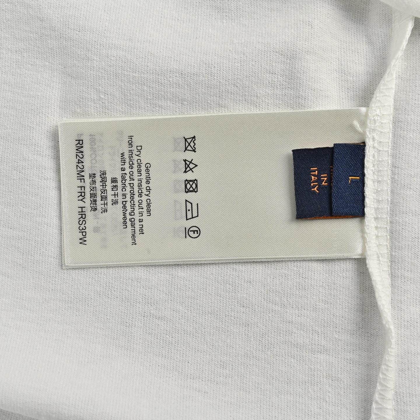 Louis Vuitton 25ss red letter embroidery woven collar short sleeves