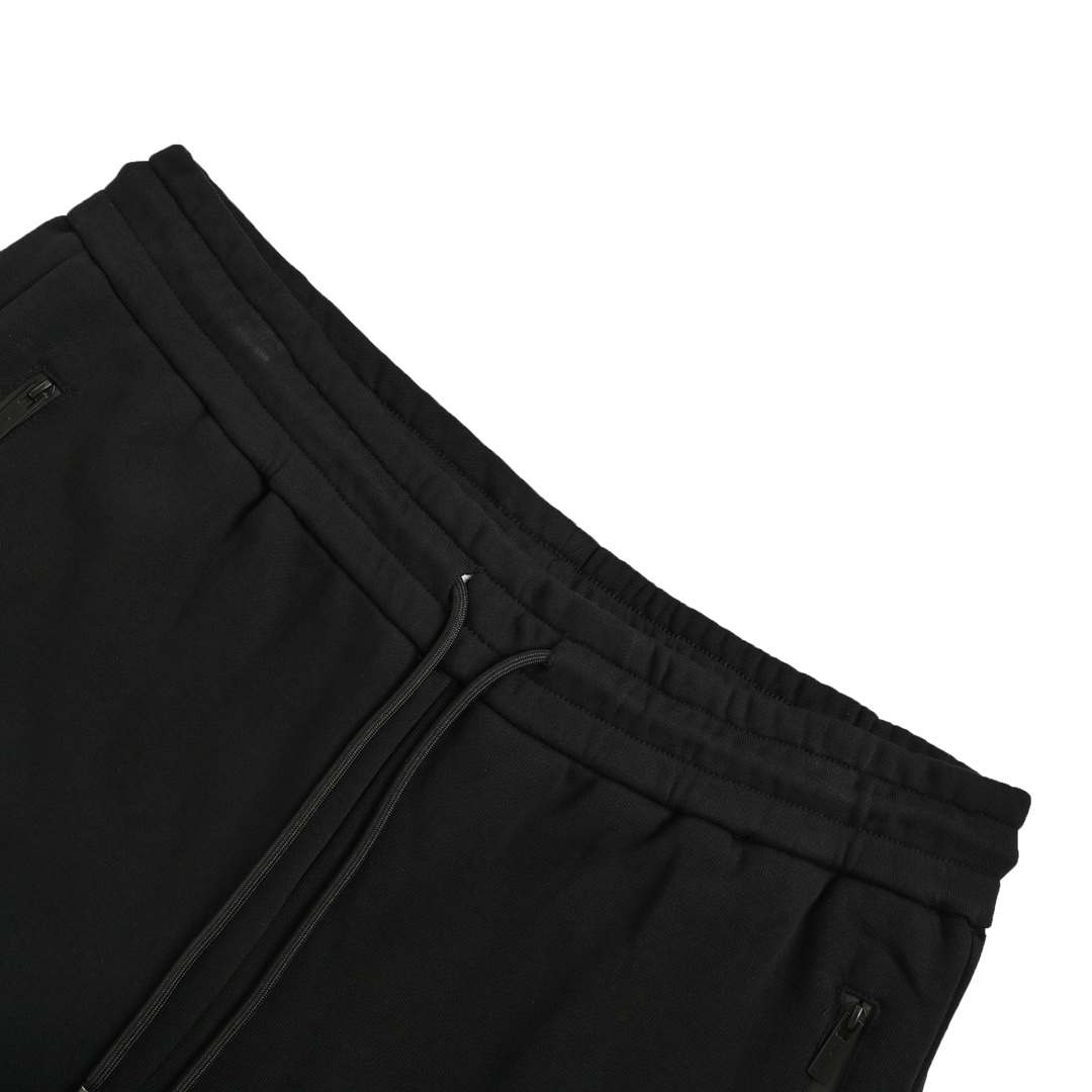 Prada triangle logo taped pocket trousers