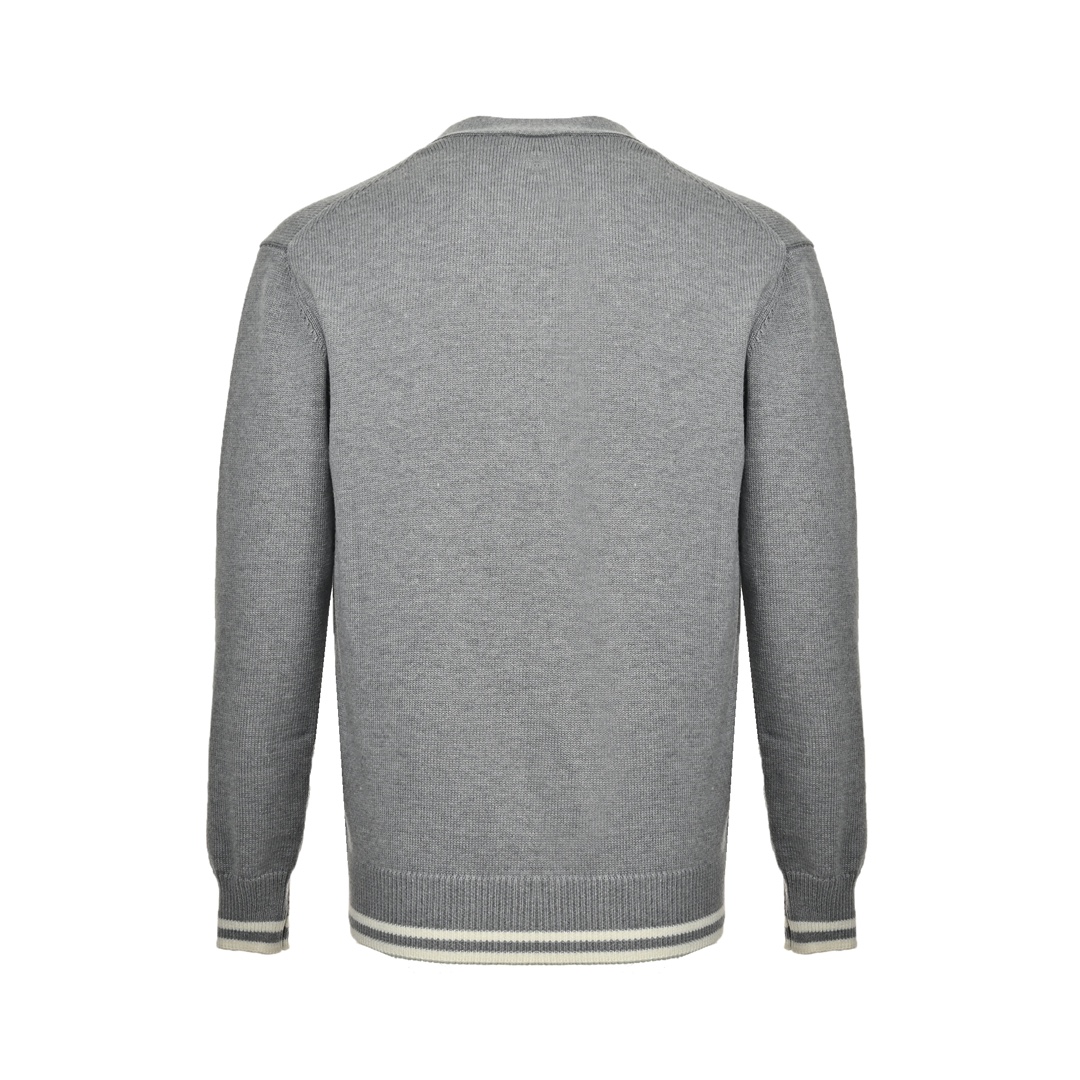 Dior 24Fw signature monogram embroidered cardigan sweater