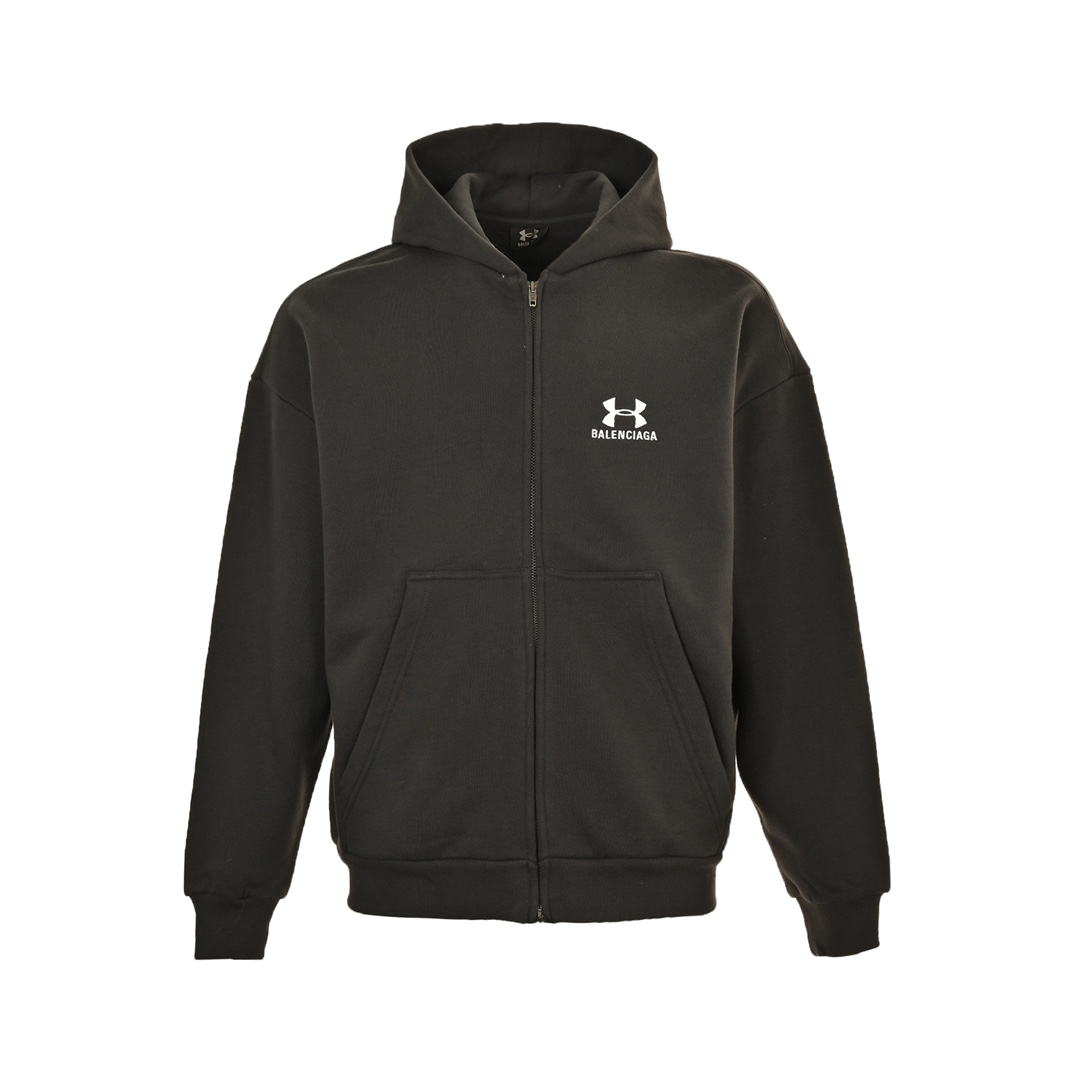 Balenciaga 24Fw Under Armour collaboration zipper jacket