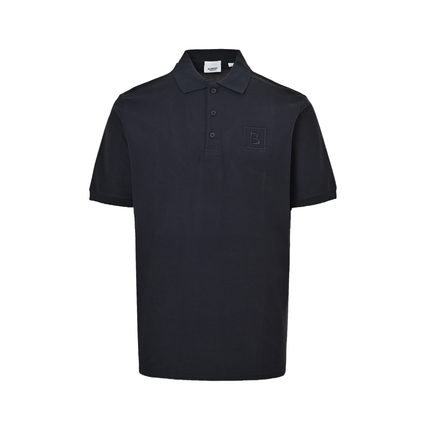 Burberry Polo short sleeves with B logo embroidery on chest