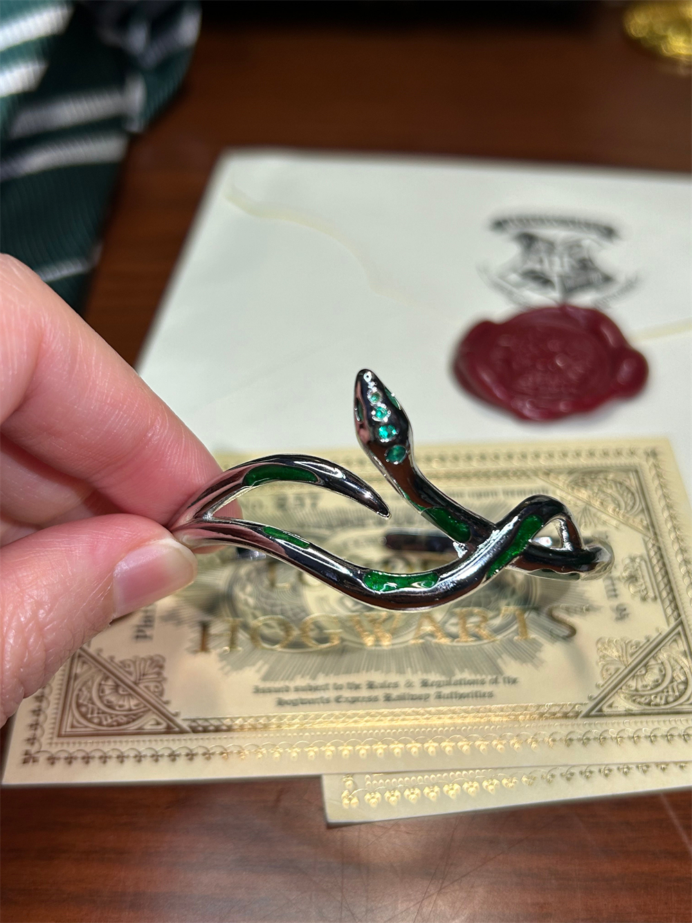 Slytherin Jewellery Set（Adjustable）