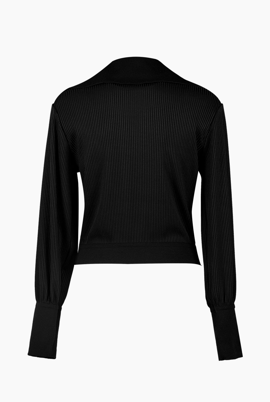 Blusa de cuello y manga con puños