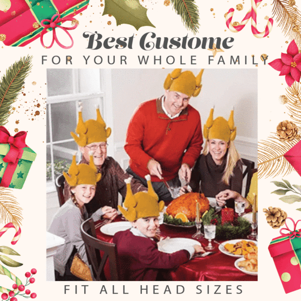 (🔥HOT SALE NOW-48% OFF)Christmas Dancing Turkey Hat (BUY 2 GET 1 FREE NOW & FREE SHIPPING )