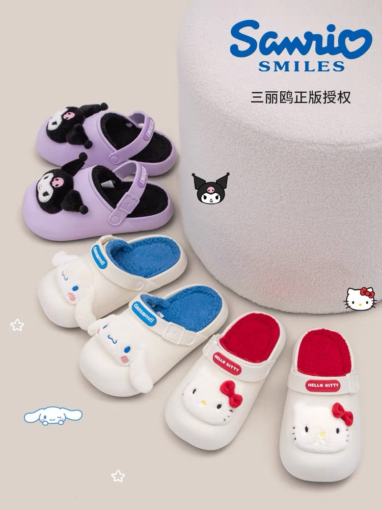 KT Slides Fuzzy for Women Slippers Winter Warm Plush Comfy Non-Slip Waterproof House Cloud Slide Slippers for Indoor Outdoor