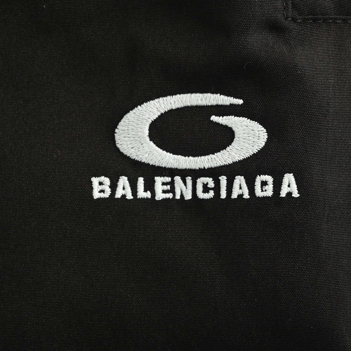 Balenciaga 25Fw Five Stripes Half Ring Black Woven Trousers