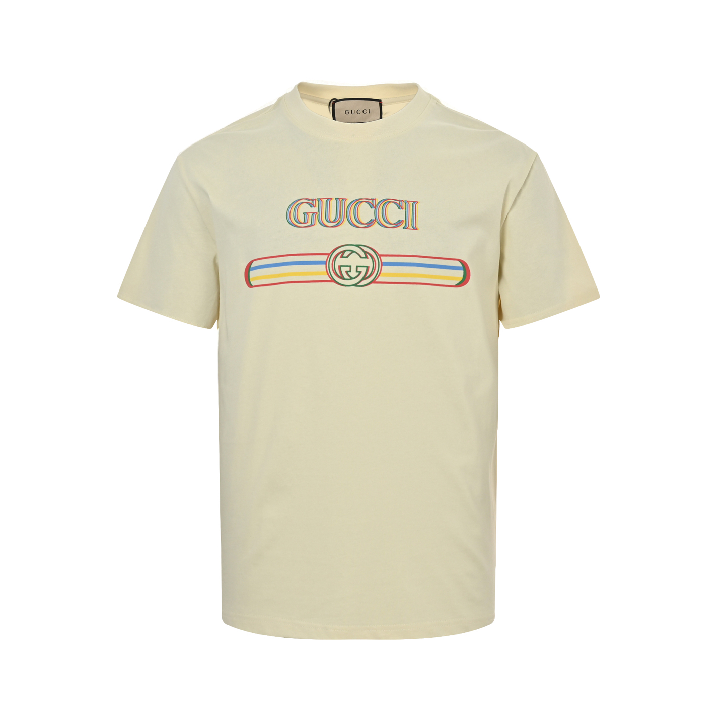 Gucci 25ss double belt logo short sleeve