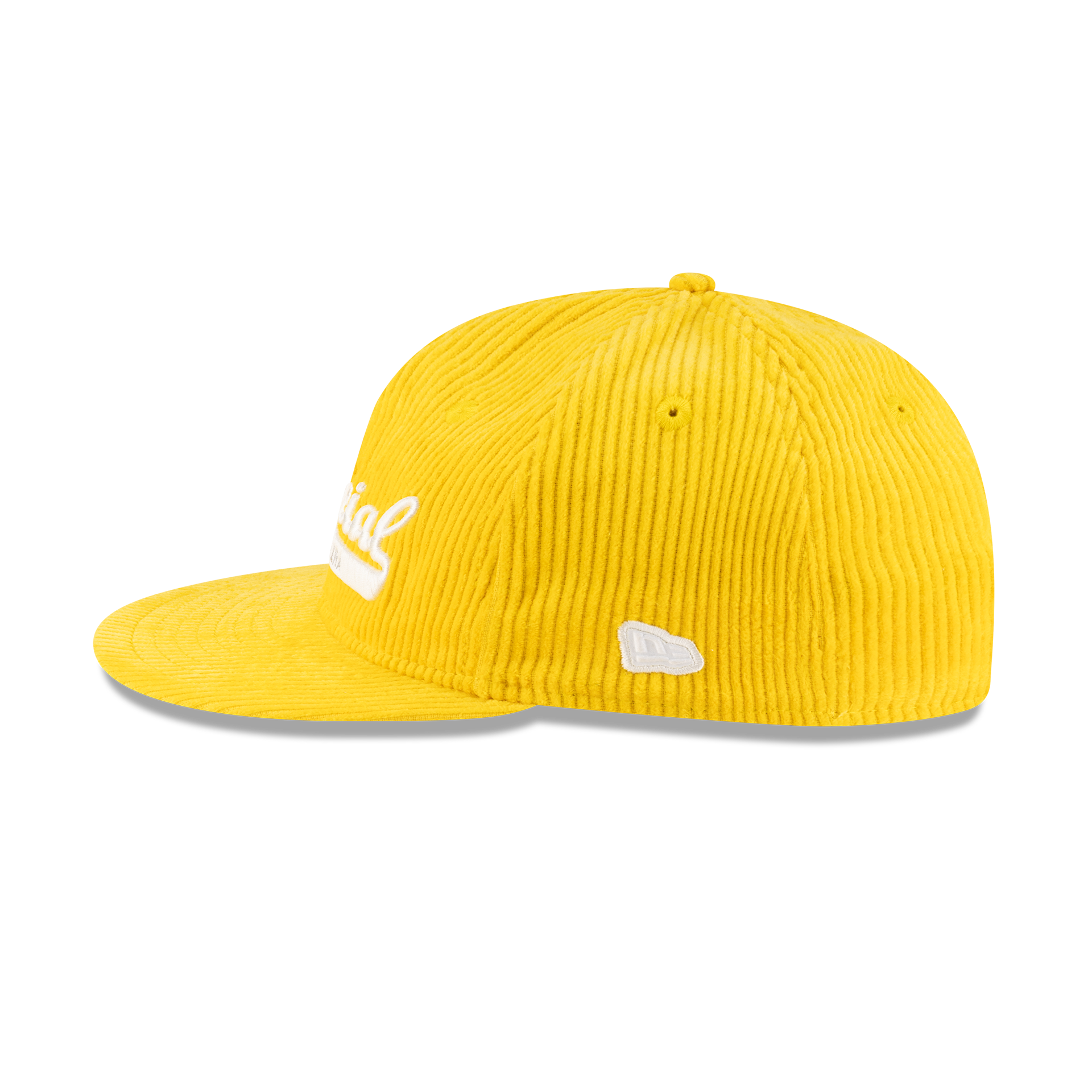 New Era Branded Official Corduroy Gold Retro Crown 9FIFTY Snapback Hat
