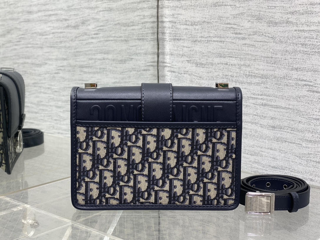 Dior Montaigne 30 East West leather shoulder strap bag