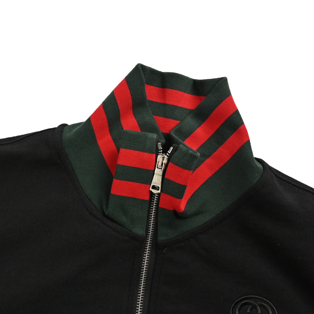 Gucci 24Fw red and green webbing work jacket