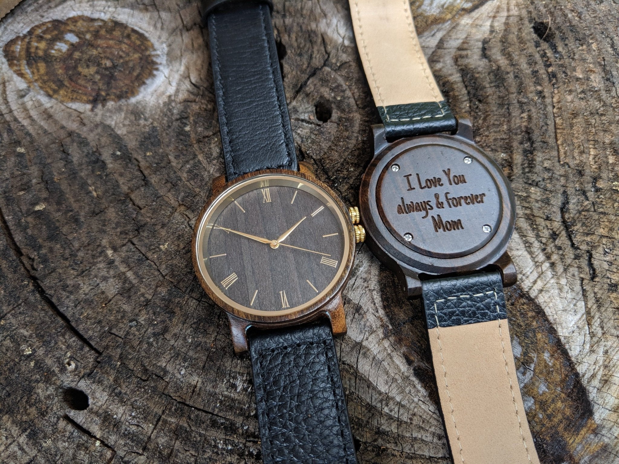 Wooden Watches Black Arce