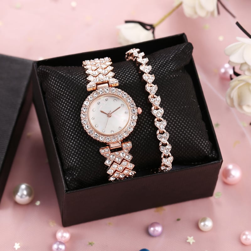 (🔥Mother's Day Sale 50% OFF )-Luxury Women platinum Watch💎-BUY 1 Sets FREE SHIPPING