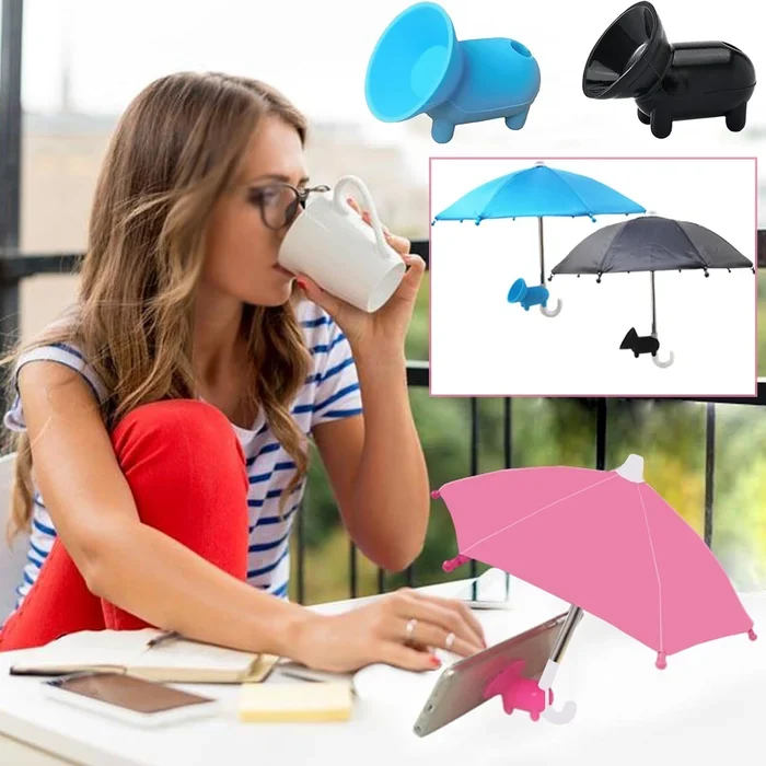 🔥Last Day Sale💕-UV Protection Phone Umbrella for Sun