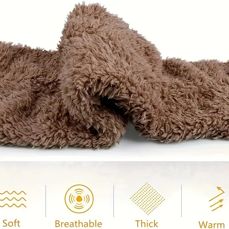 🎄WINTER ON SALE🎄Knee-high thickened warm plush floor socks
