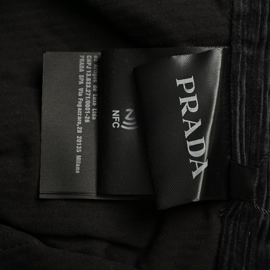 Prada 23Fw corduroy cargo trousers