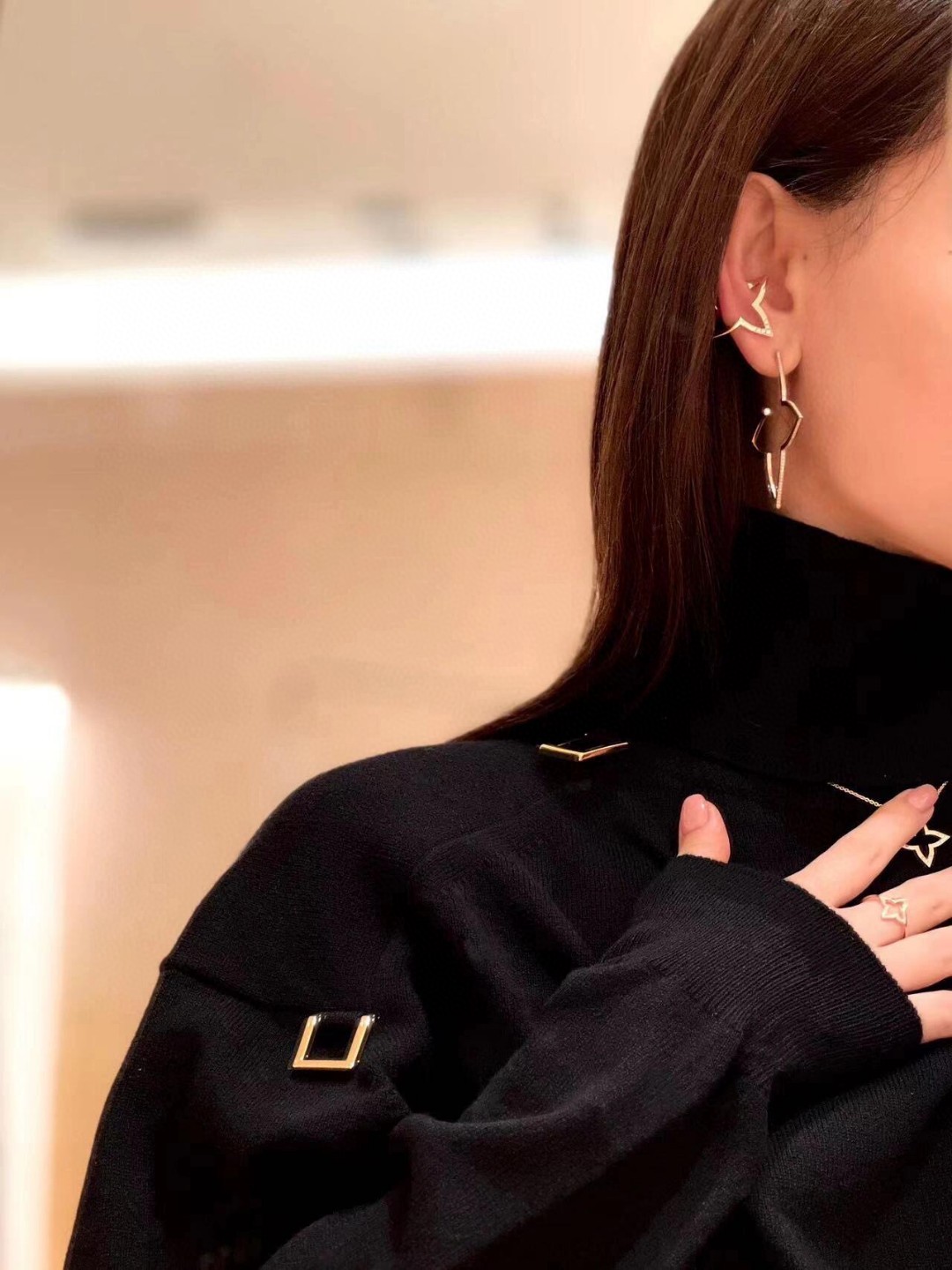 Louis Vuitton XL Hoop Earrings