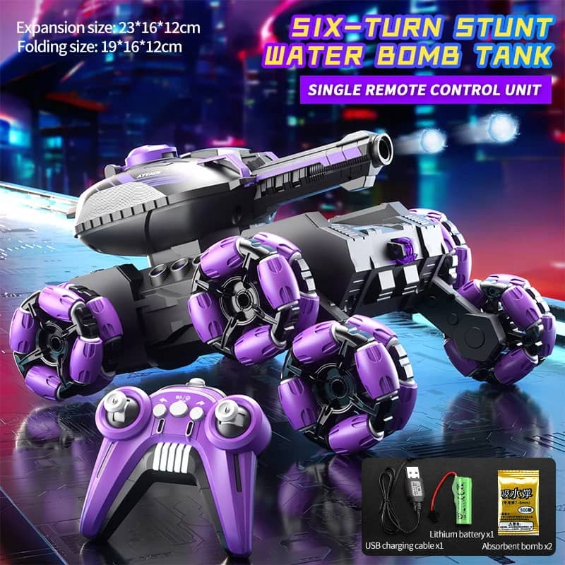 Remote Control Six-Wheel Tank (Flash Sale - 50% Off)