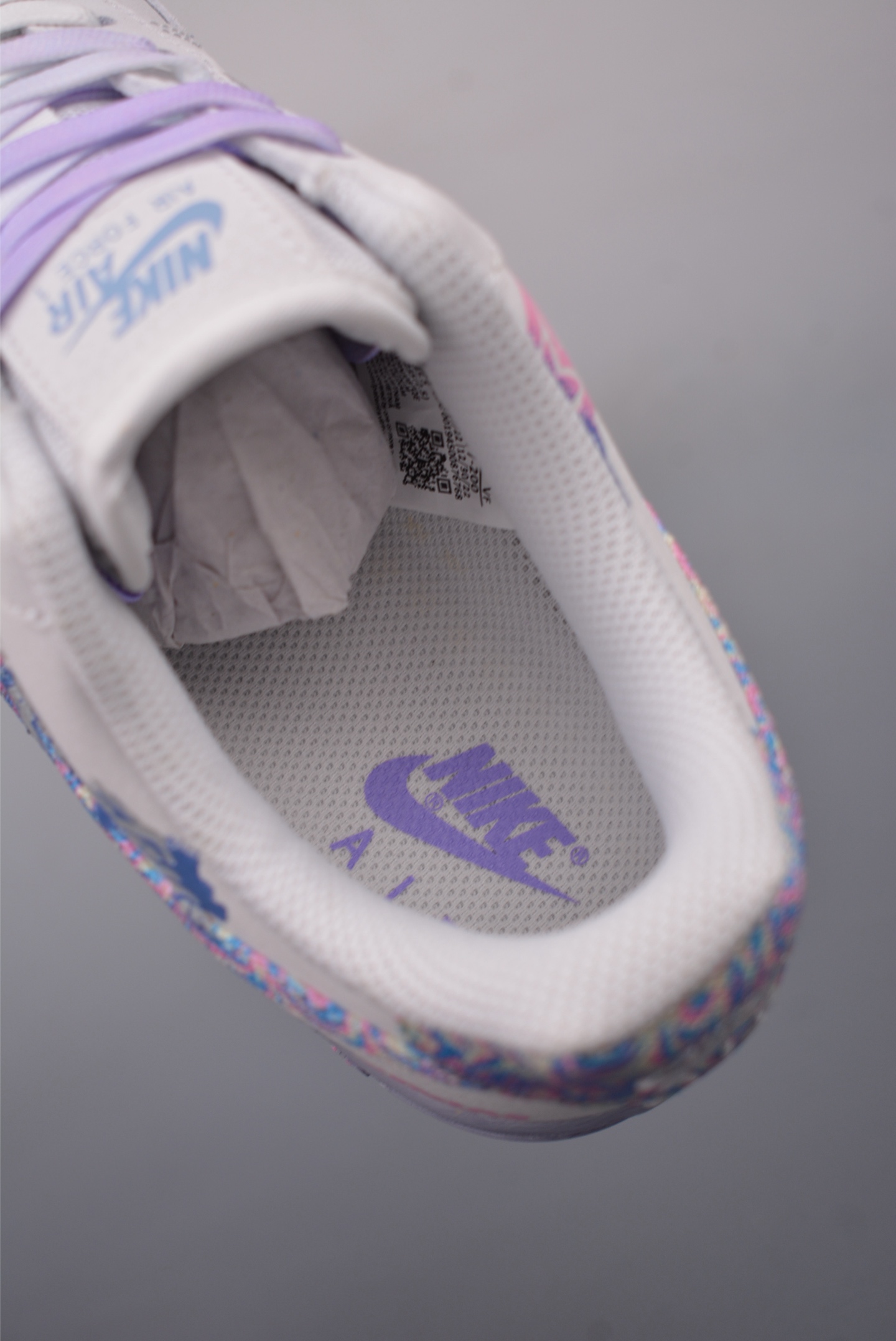 Nike Air Force 1 Low 2D hand-painted graffiti CZ0377-002
