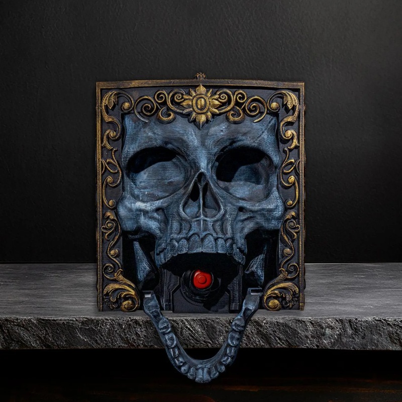 Handmade Skull Wine Bag Dispenser