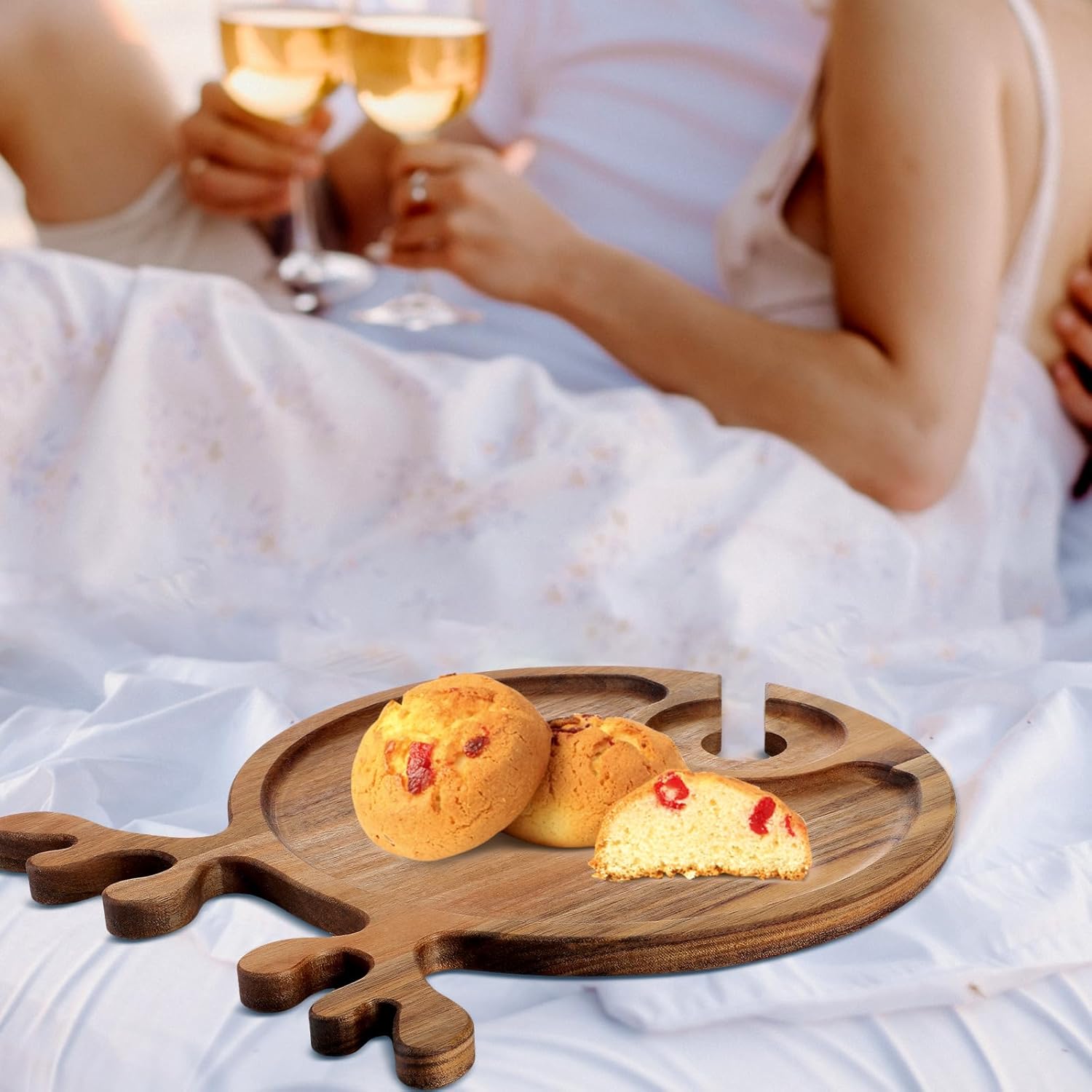 🎅2024 Christmas Promos🔥Christmas Charcuterie Boards 12 Inch Wine Appetizer Plates