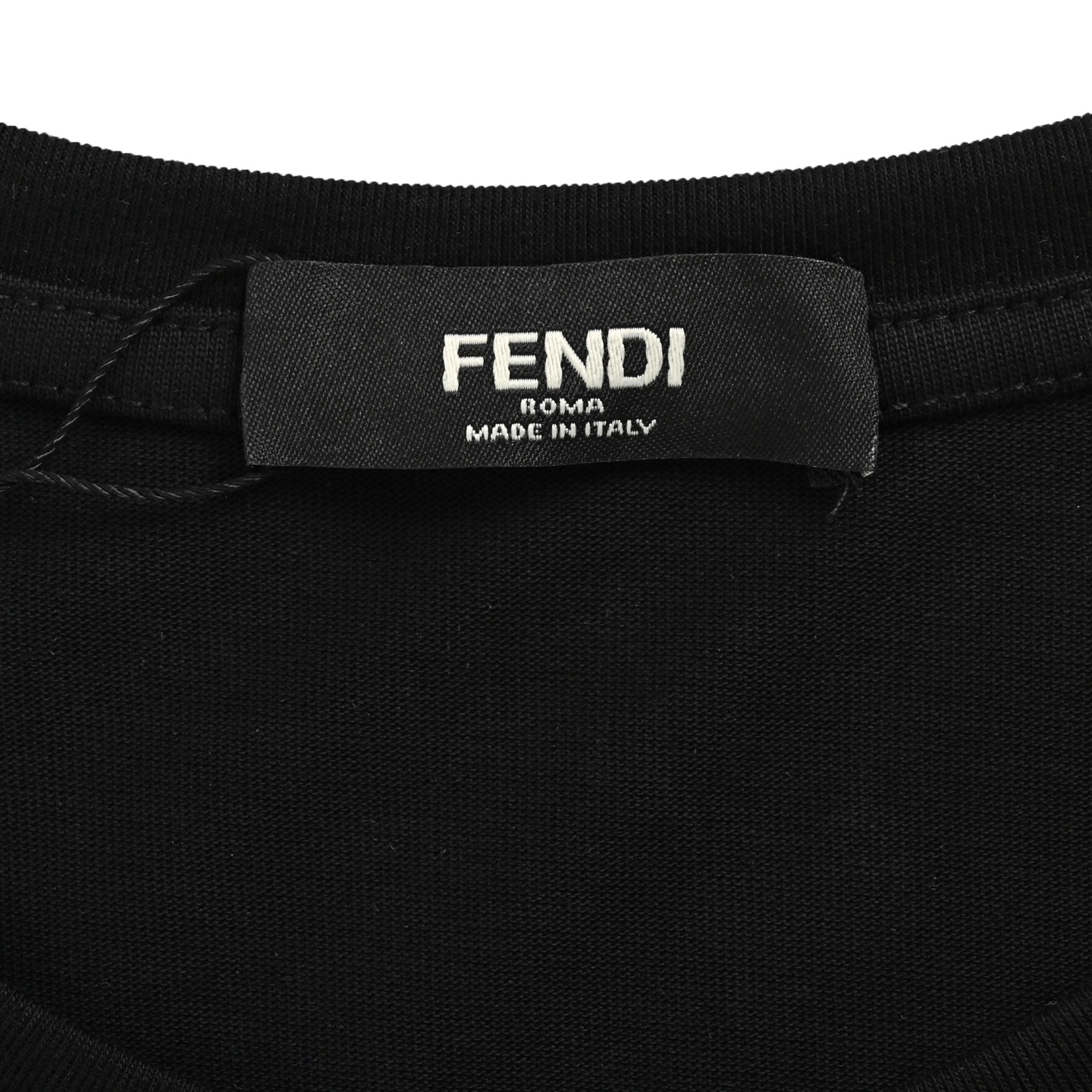 Fendi 25ss block letter print short sleeve