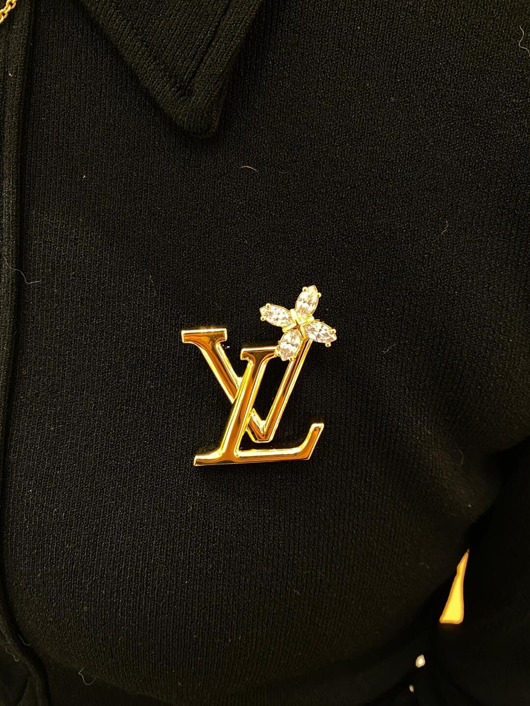 Louis Vuitton Floral Brooch