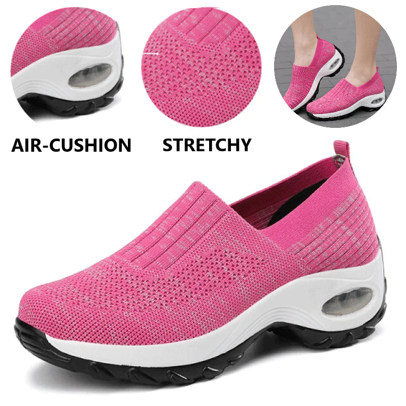 🔥Last Day 50% OFF-Air GO-WALK Comfy Women's Orthopedic Platform Sneakers