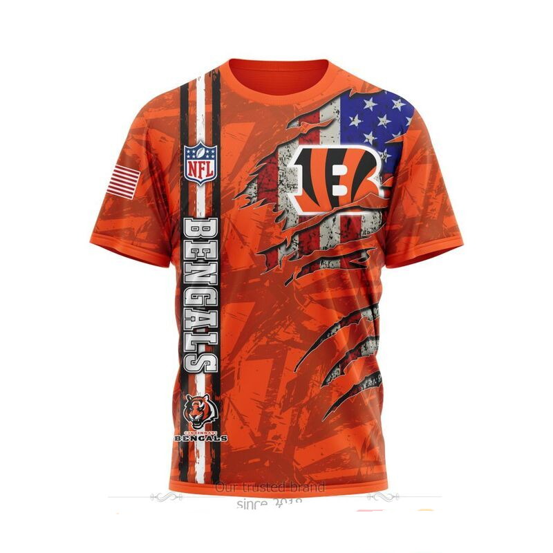 CINCINNATI BENGALS 3D HOODIE SKULL0802